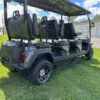 2024 Evolution D5 Maverick 6 Gray Forward Facing 6 Passenger Lifted Electric Used Golf Cart — Extended Range Lithium — Street Legal - Image 3