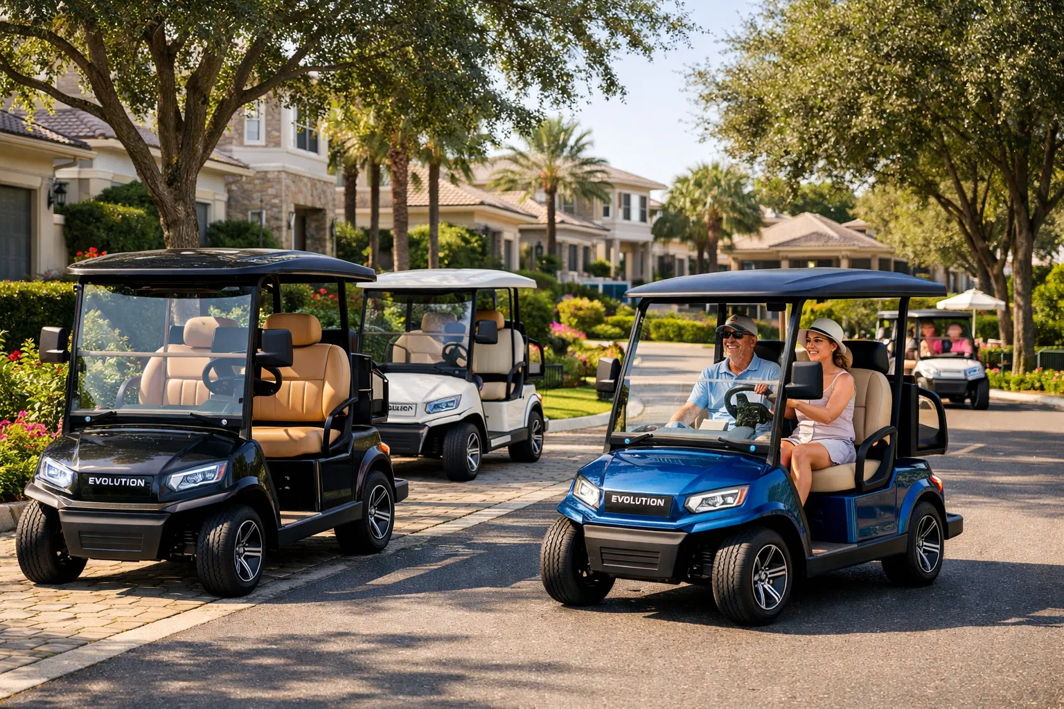 What Are the Best Electric Golf Carts for Residential Communities?
