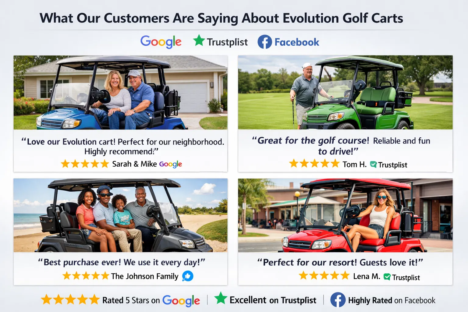 Where Can I Find Reviews for Popular Evolution Golf Carts?