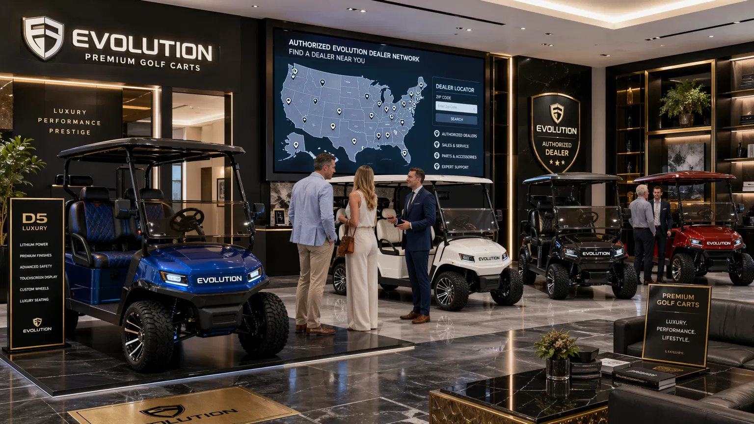 Find Authorized Dealers for Premium Golf Carts Near Me